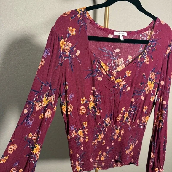 Maurice’s Floral Long Sleeve Top - Picture 4 of 6